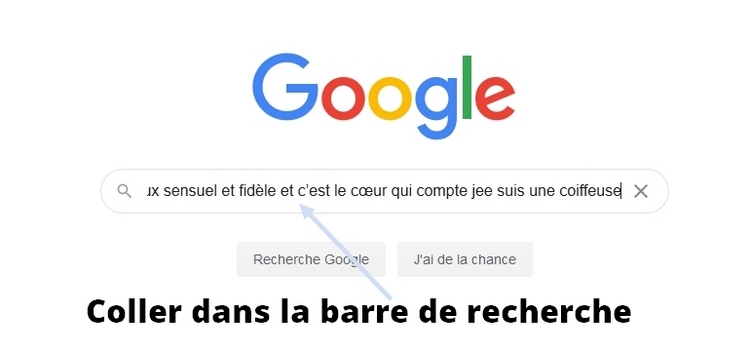 recherche google